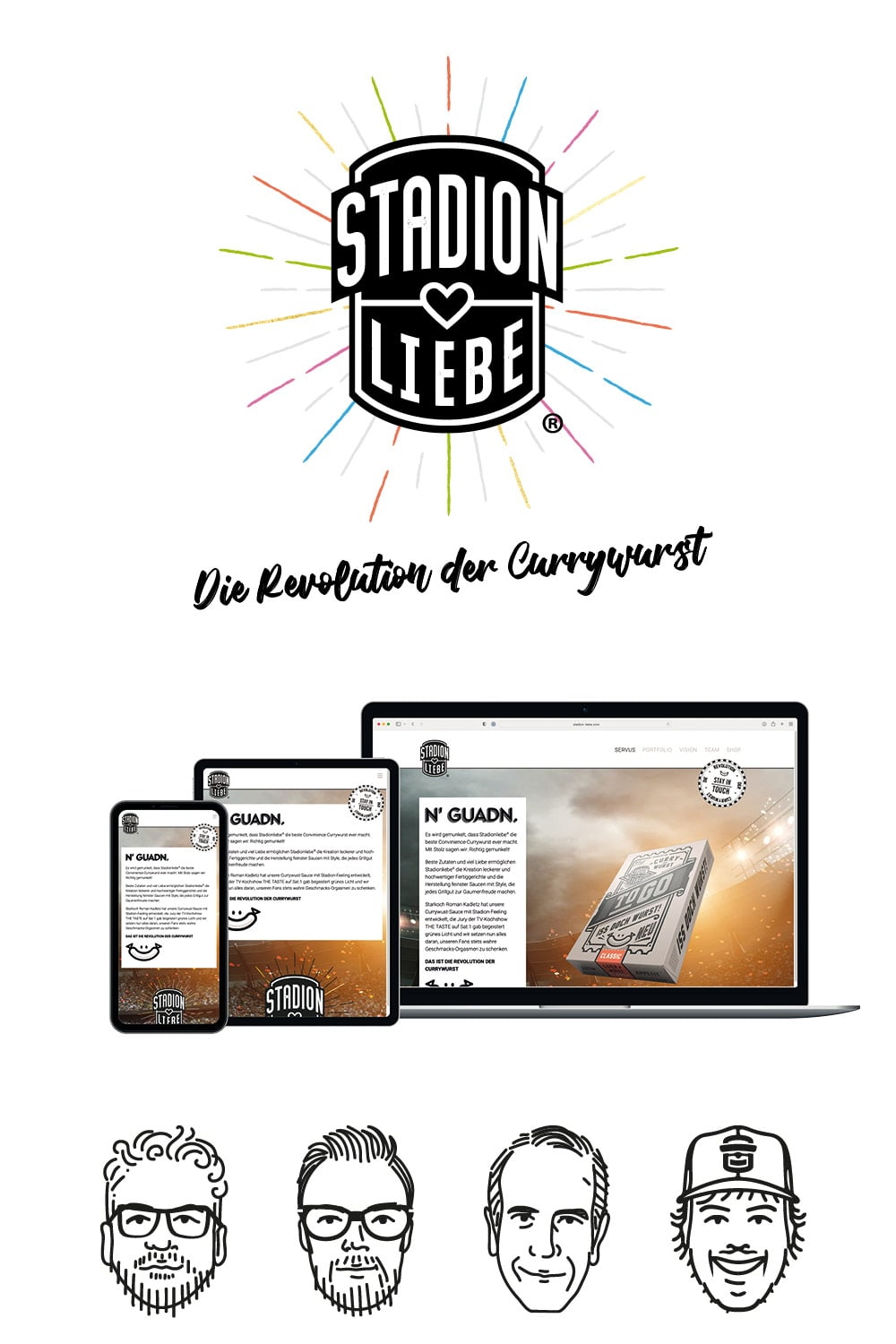 Stadionliebe Corporate Design Print und Web