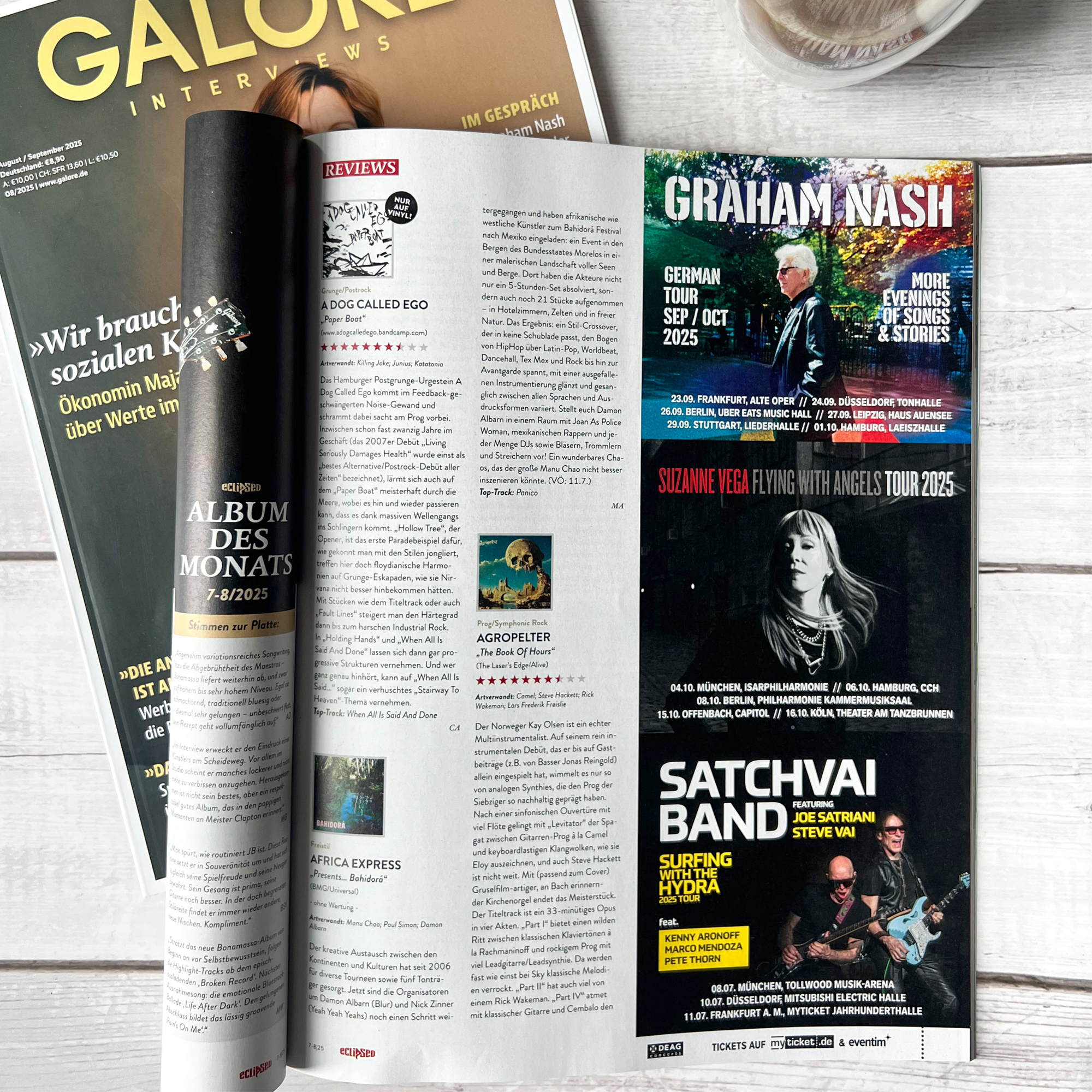 Social Media Kampagne und Plakate für die Band The Holy aus Helsinki - Ländmark Tour 2024