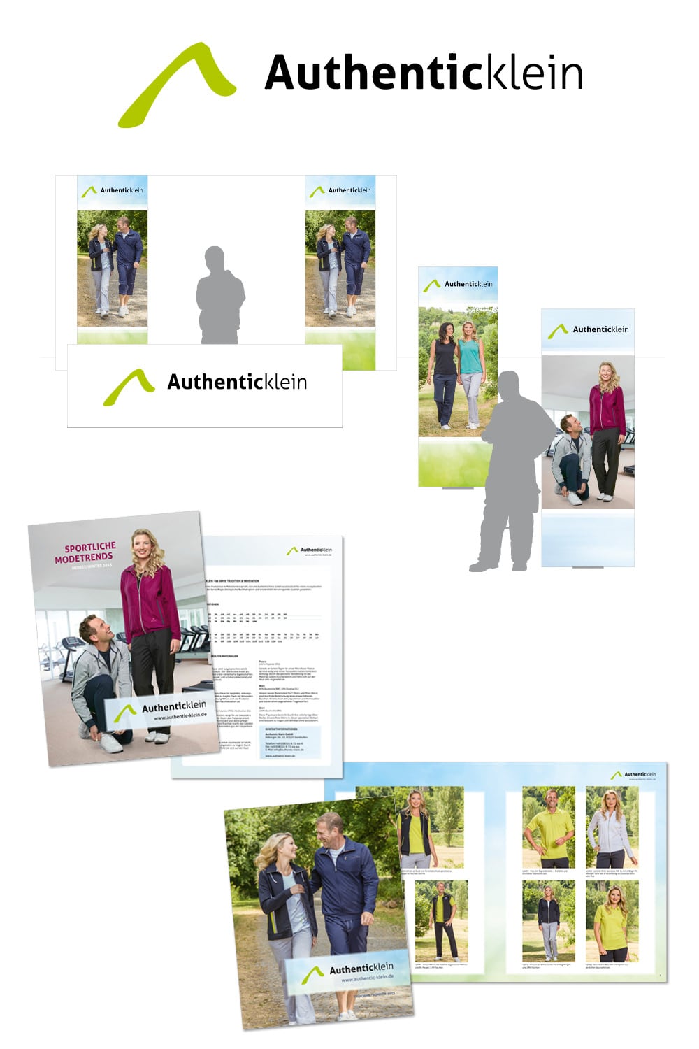 Redesign Werbung Katalog Design Authentic Klein Fashion Label