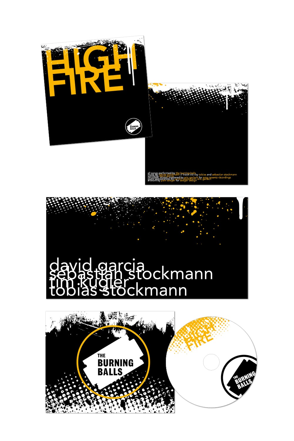 Designdiverse CD Covers The Burning Balls