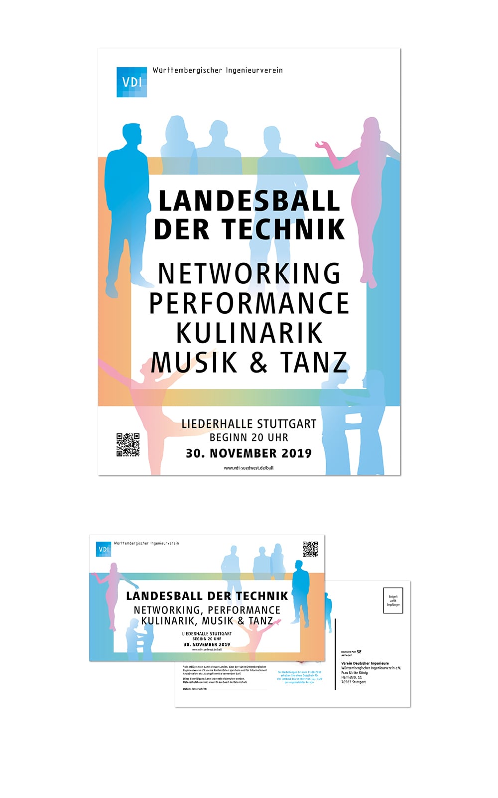 VDI Event Werbung Design Broschüren