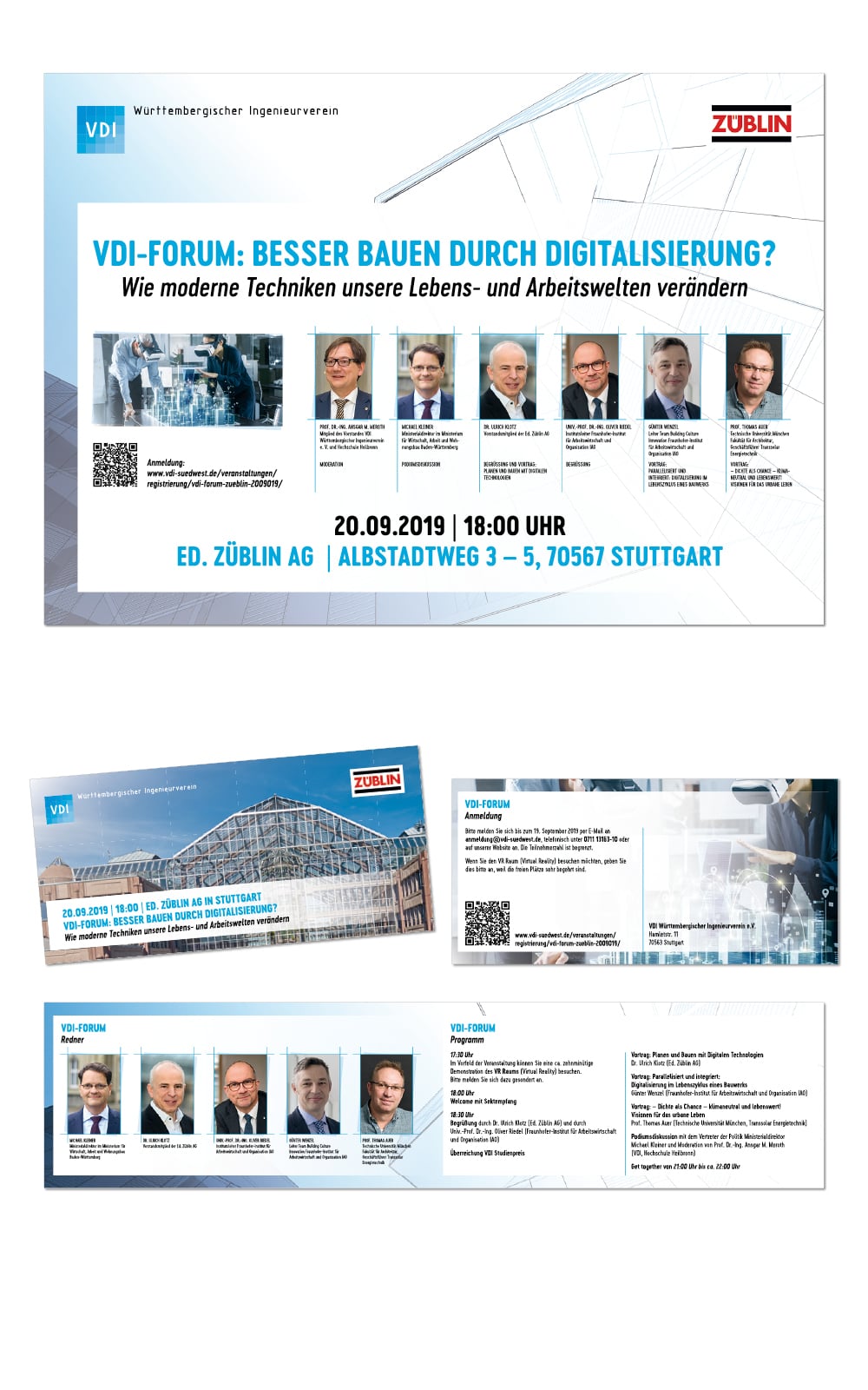VDI Event Werbung Design Einladung