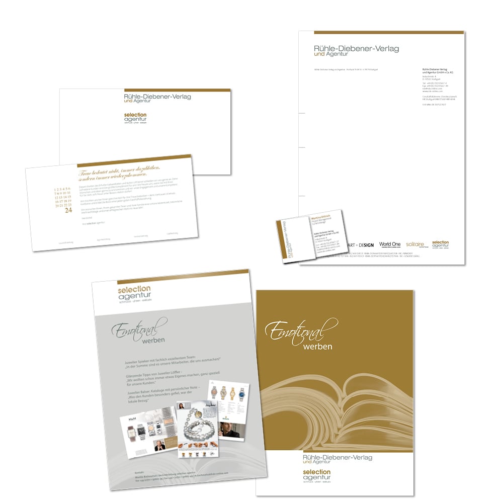 Verlag & Werbeagentur Corporate Design Geschäftspapiere