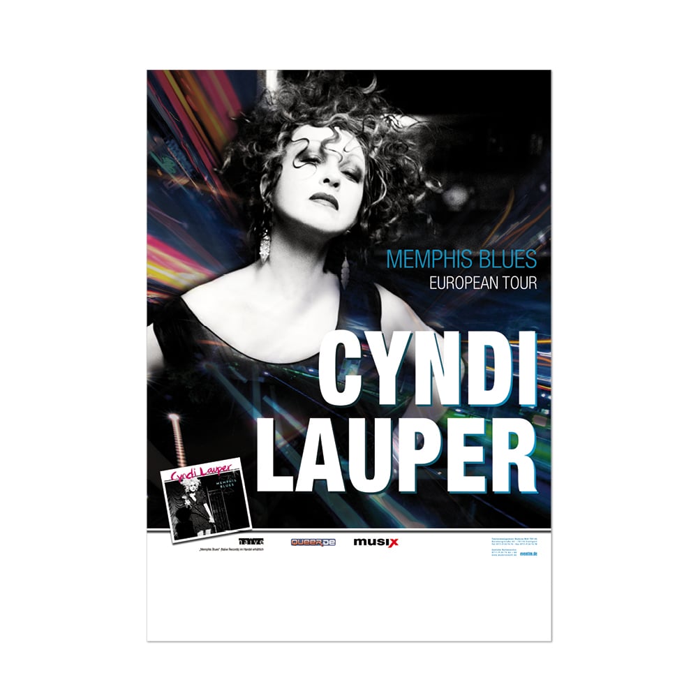 Plakate Konzerte Events Poster Cyndi Lauper